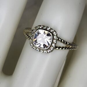 Square Cut S925 Ring Rope Band